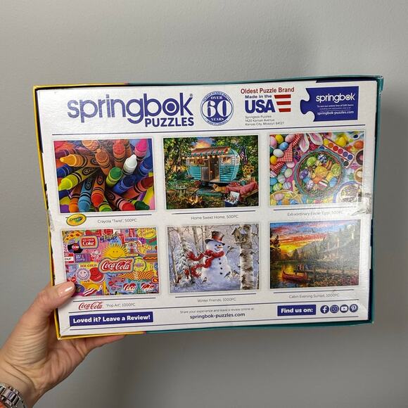 Springbok Flower Car 500 Piece Puzzle - Picture 2 of 4